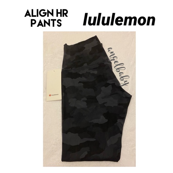 Lululemon Align HR Pant 28” in Heritage 365 Camo Deep Coal! - Picture 6 of 16